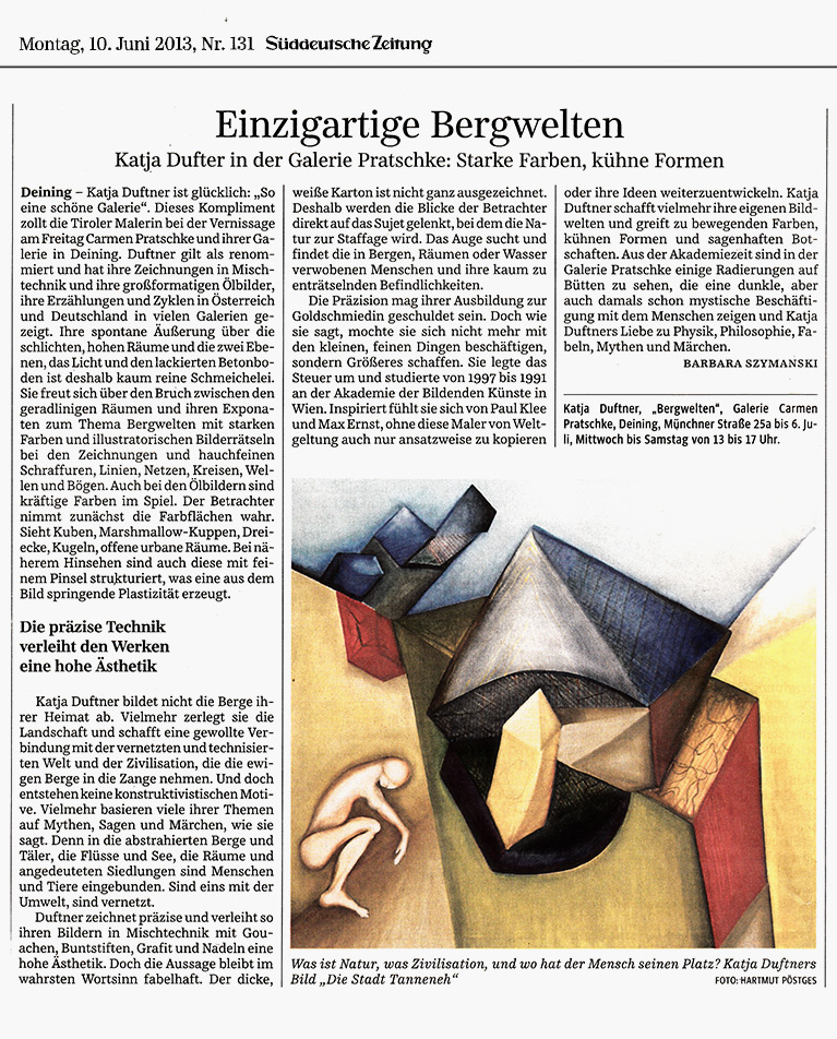 Katja Duftner Bergwelten Süddeutsche